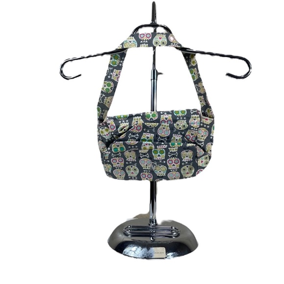 Handmade Women's Candy Skull Small Purse - Picture 4 of 6